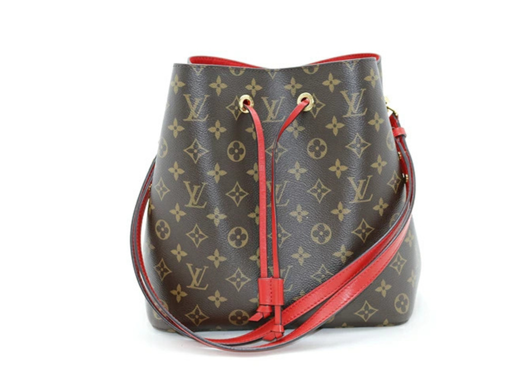 LOUIS VUITTON Shoulder Bag Neo Noe Monogram Coquelicot Red